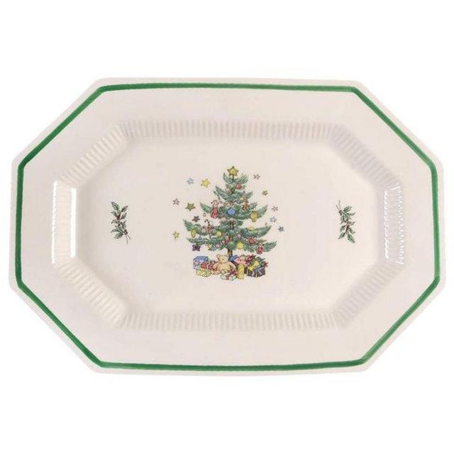 13" Oval Serving Platter Christmastime by Nikko