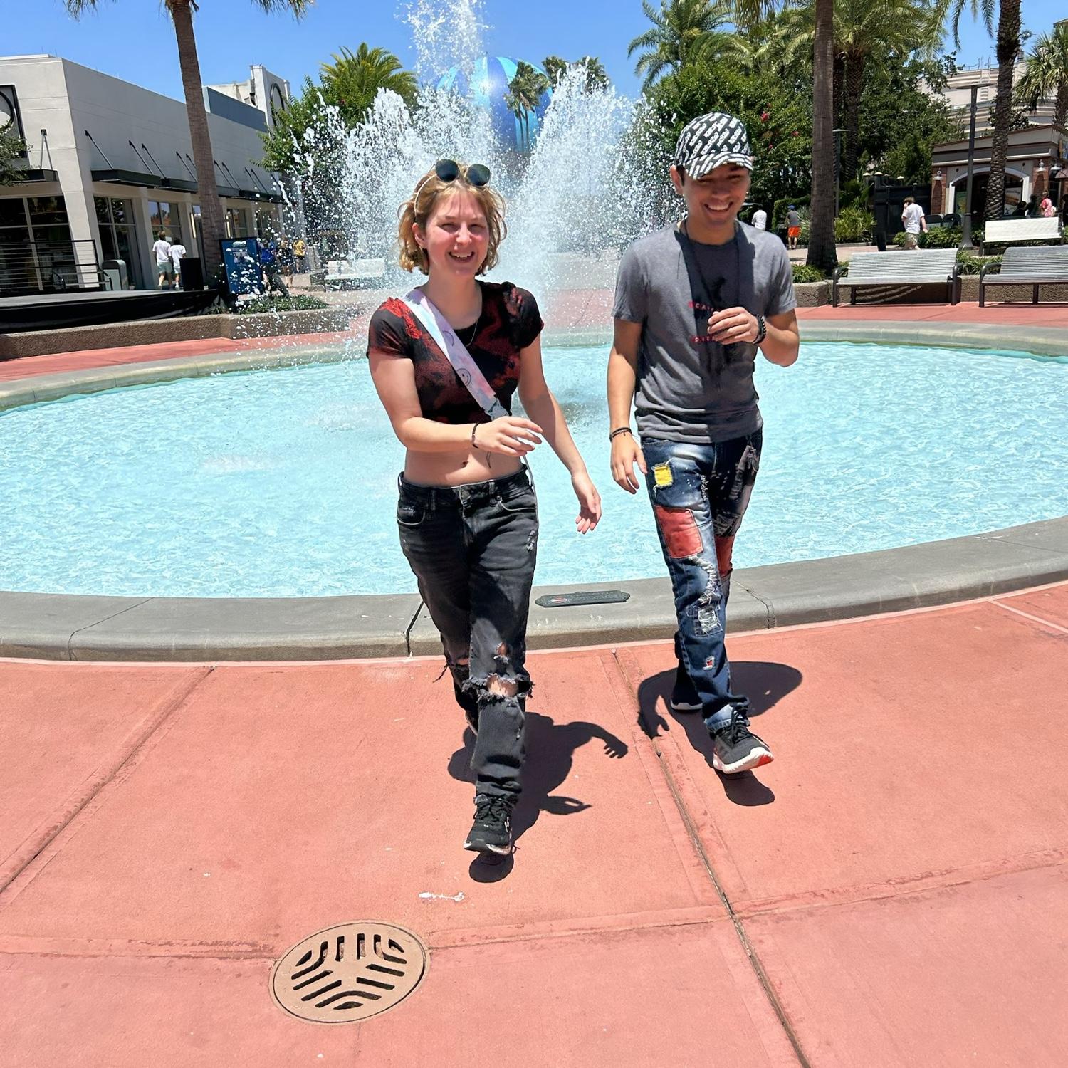 Our first vacation together as a couple to Florida ! (come on, we look cool in this one)