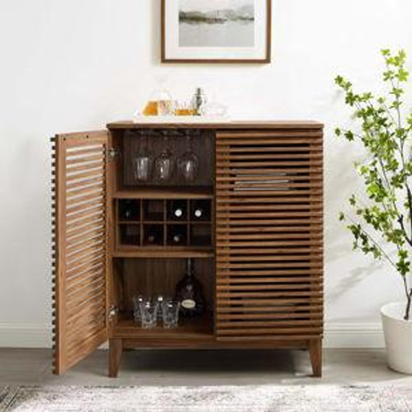 Modway Render Bar Cabinet & Reviews | Wayfair
