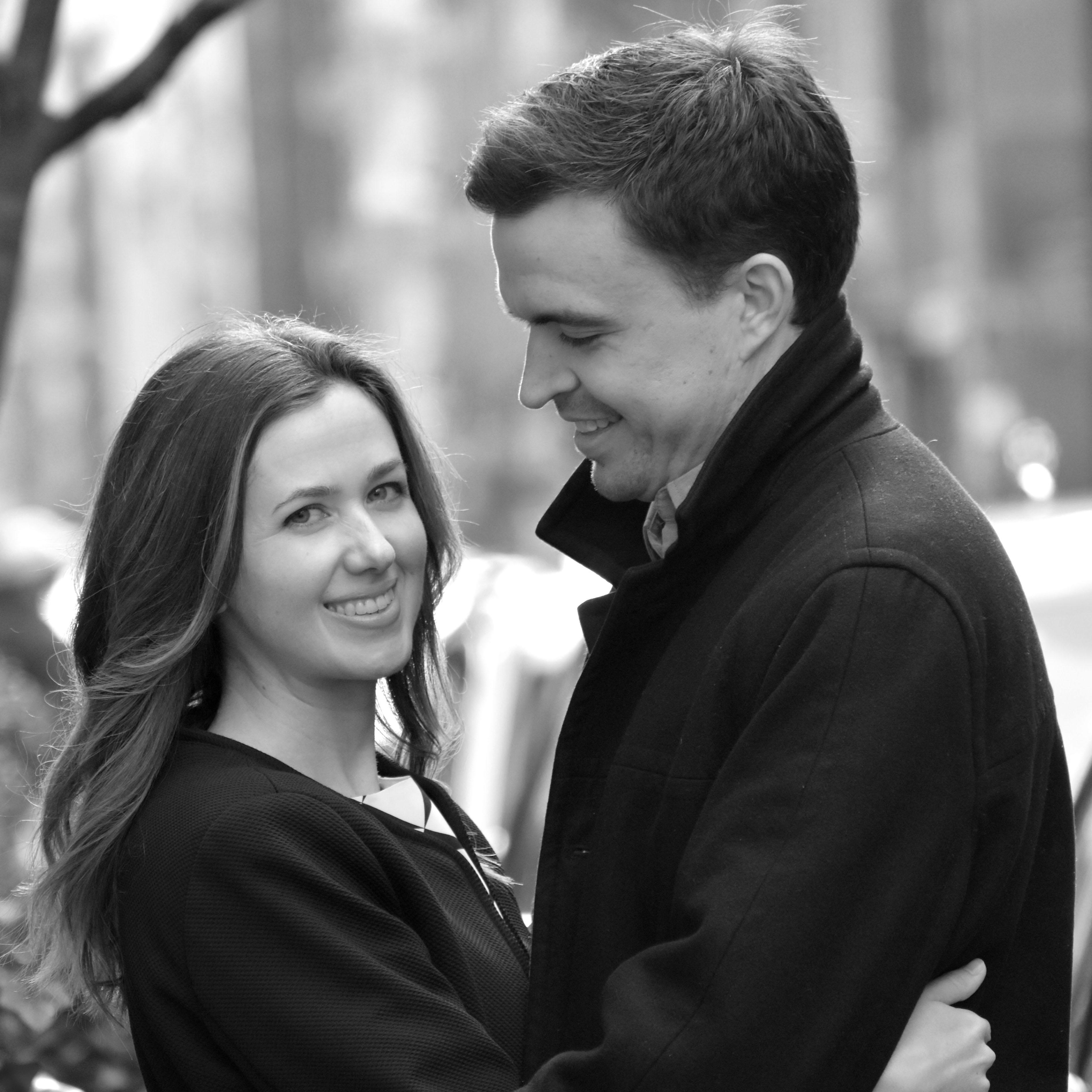 Engagement photo in SOHO, NYC.