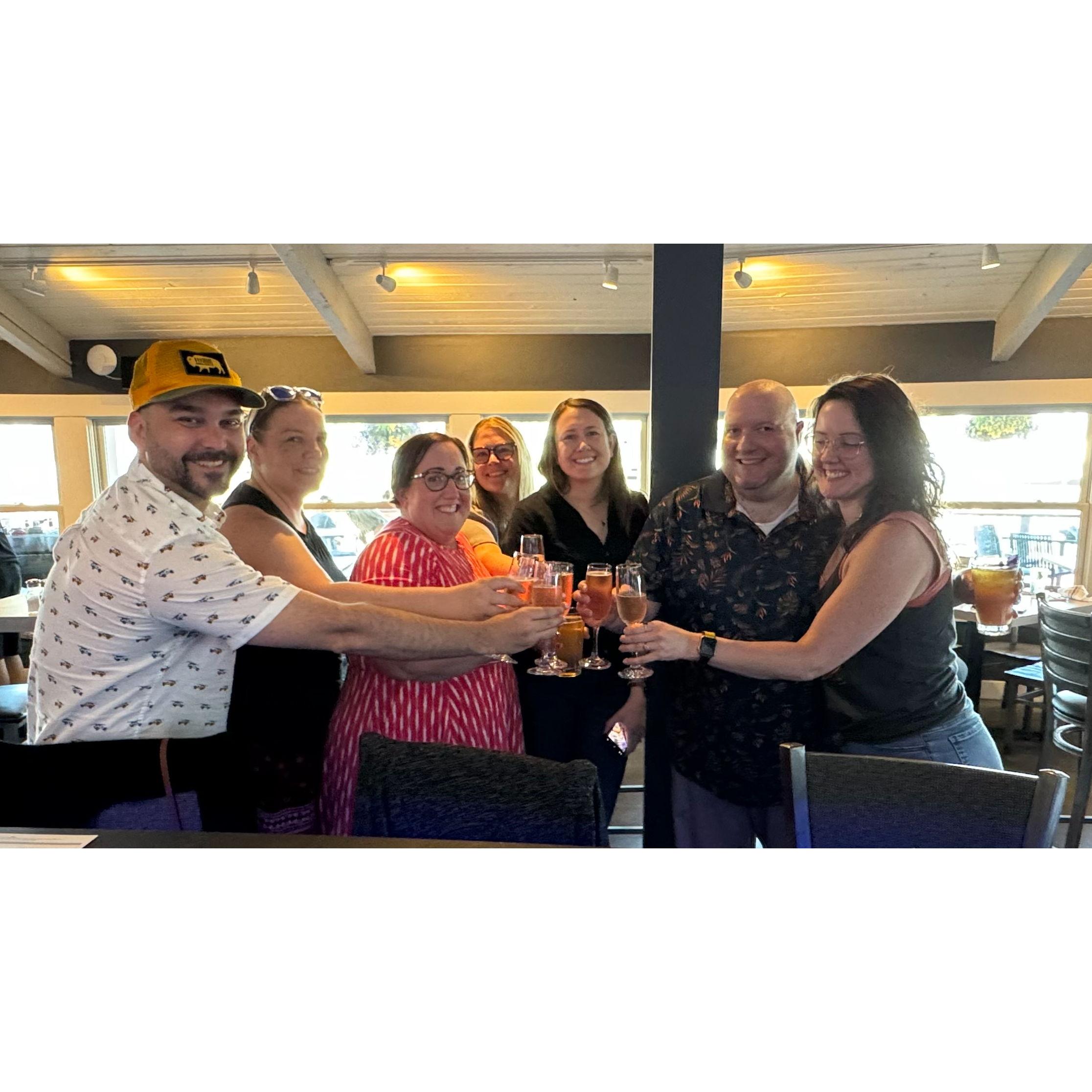 A toast to the newly engaged!