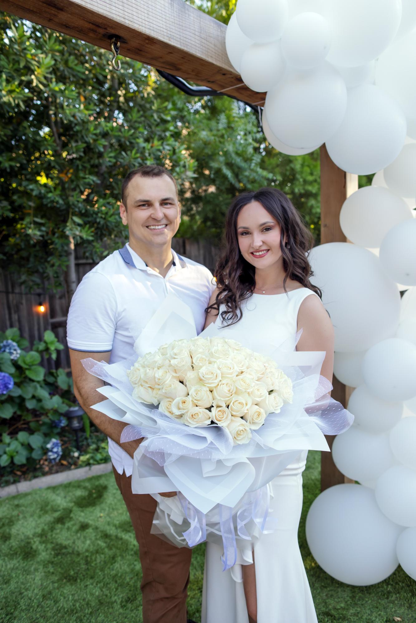 Can you believe that Roman took the initiative to organize and coordinate the whole Bridal Shower for Tanya?! Do you know any groom that has done that? What an astonishing man!
RN: Anything for you!