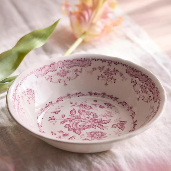 Pink Floral Bowl