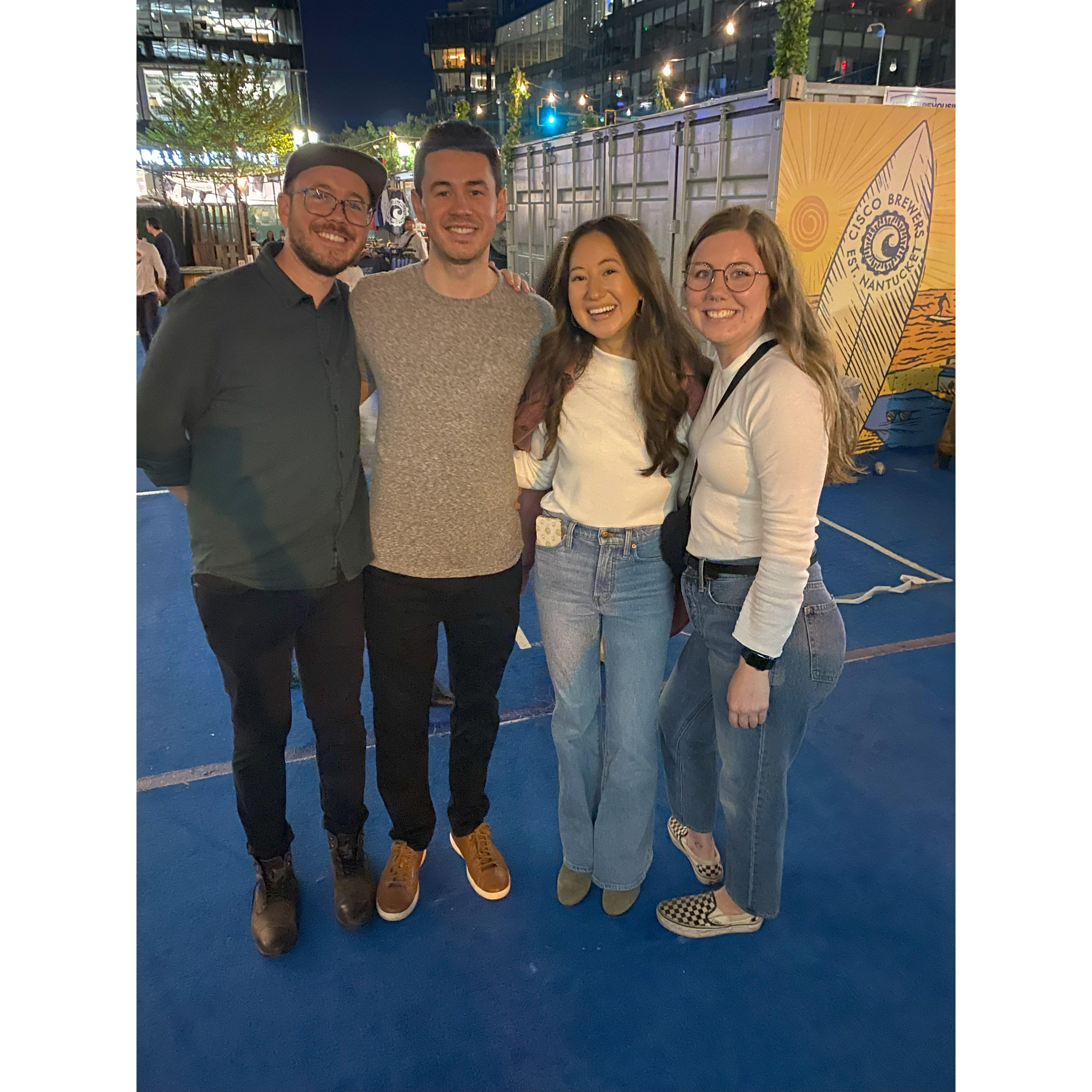 Celebrating the newly weds - Marina and Will!