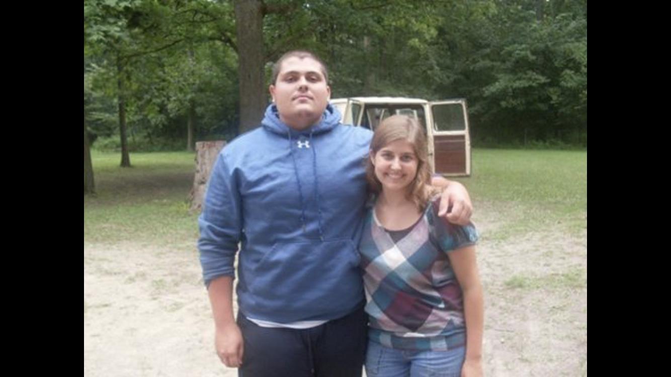 Bronson and my first photo together! This was taken on the last day of Vision Week of Camp Lions in 2010. I was 20 years old, and he was 19.