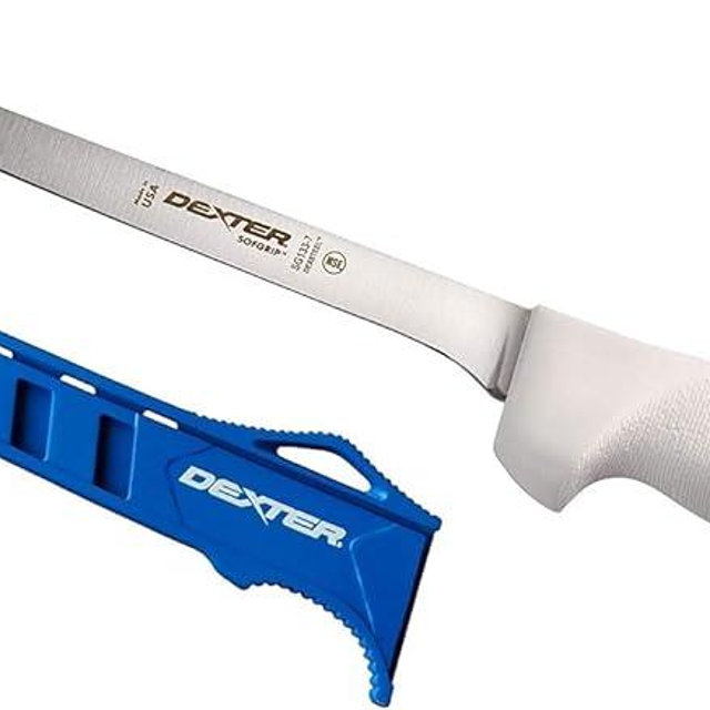 Dexter Outdoors 7" SOFGRIP Flexible Fillet Knife | Includes Edge Guard
