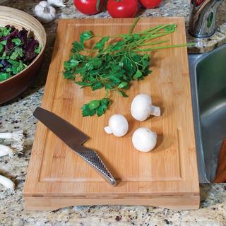 Bamboo Over The Sink/Stove Cutting Board