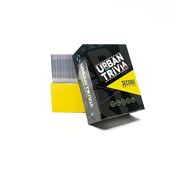 Urban Trivia Game 2nd Edition - Black Trivia Card Game for Game Night. New Cards On Black Culture, Classic Movies and TV! Tons of Sing-alongs and Nostalgia. Great for Adult Game Night and Families.