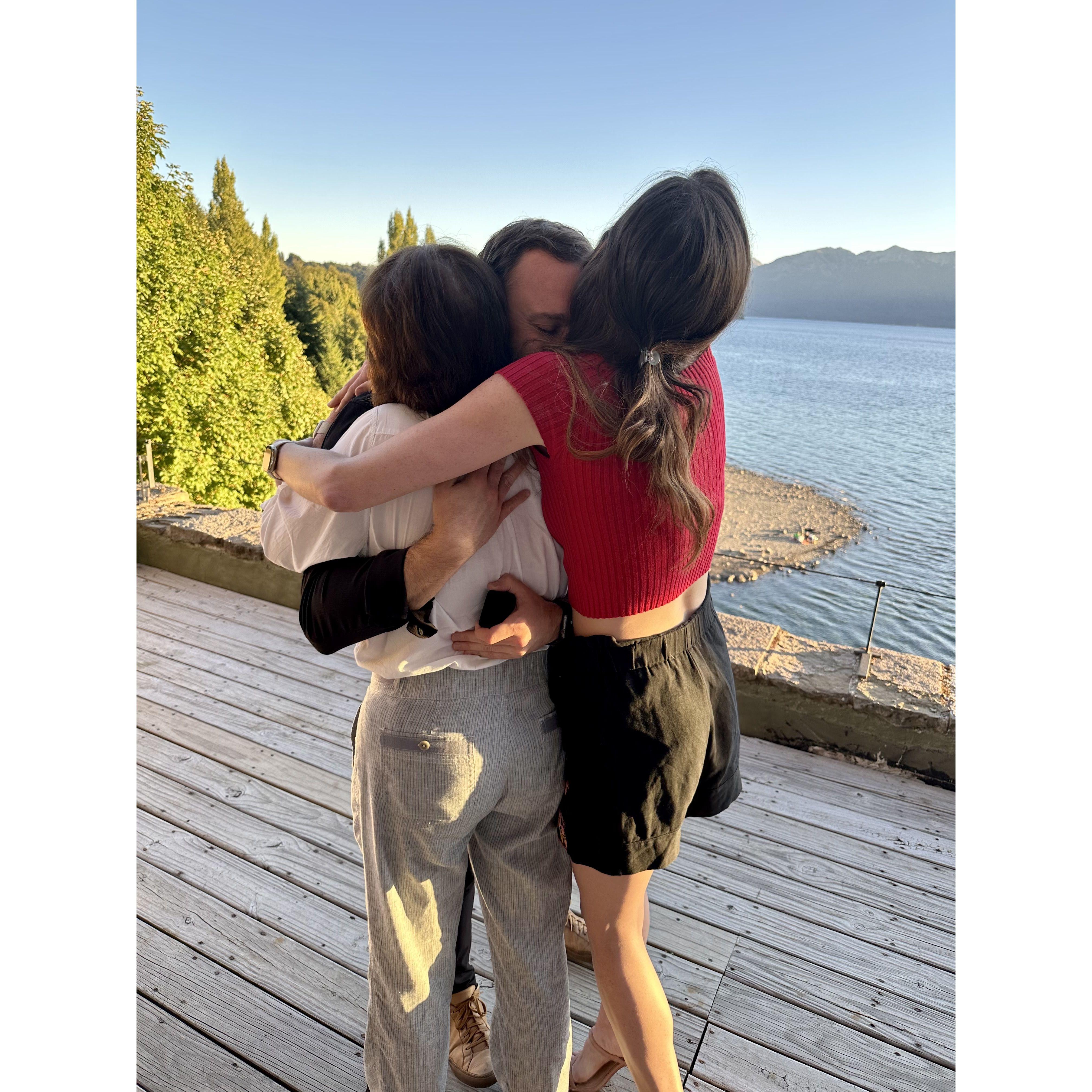 My mom overjoyed that Christopher shared our special moment with the family.