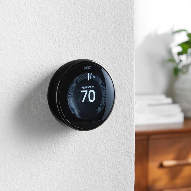 Nest Mirrored Black Thermostat