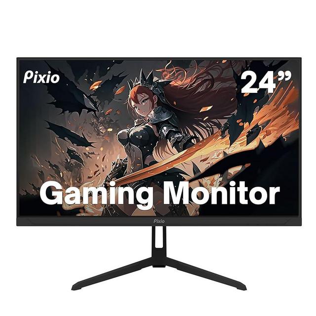 Pixio PX248 Wave 24 inch 200Hz Refresh Rate FHD 1080p Resolution Fast IPS Panel 1ms GTG Response Time Gaming Monitor with Adaptive Sync