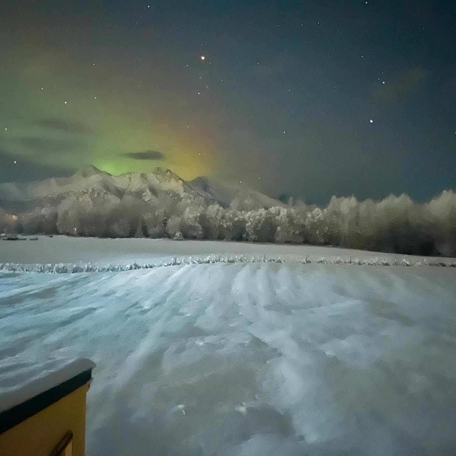 The sky on the night we got engaged