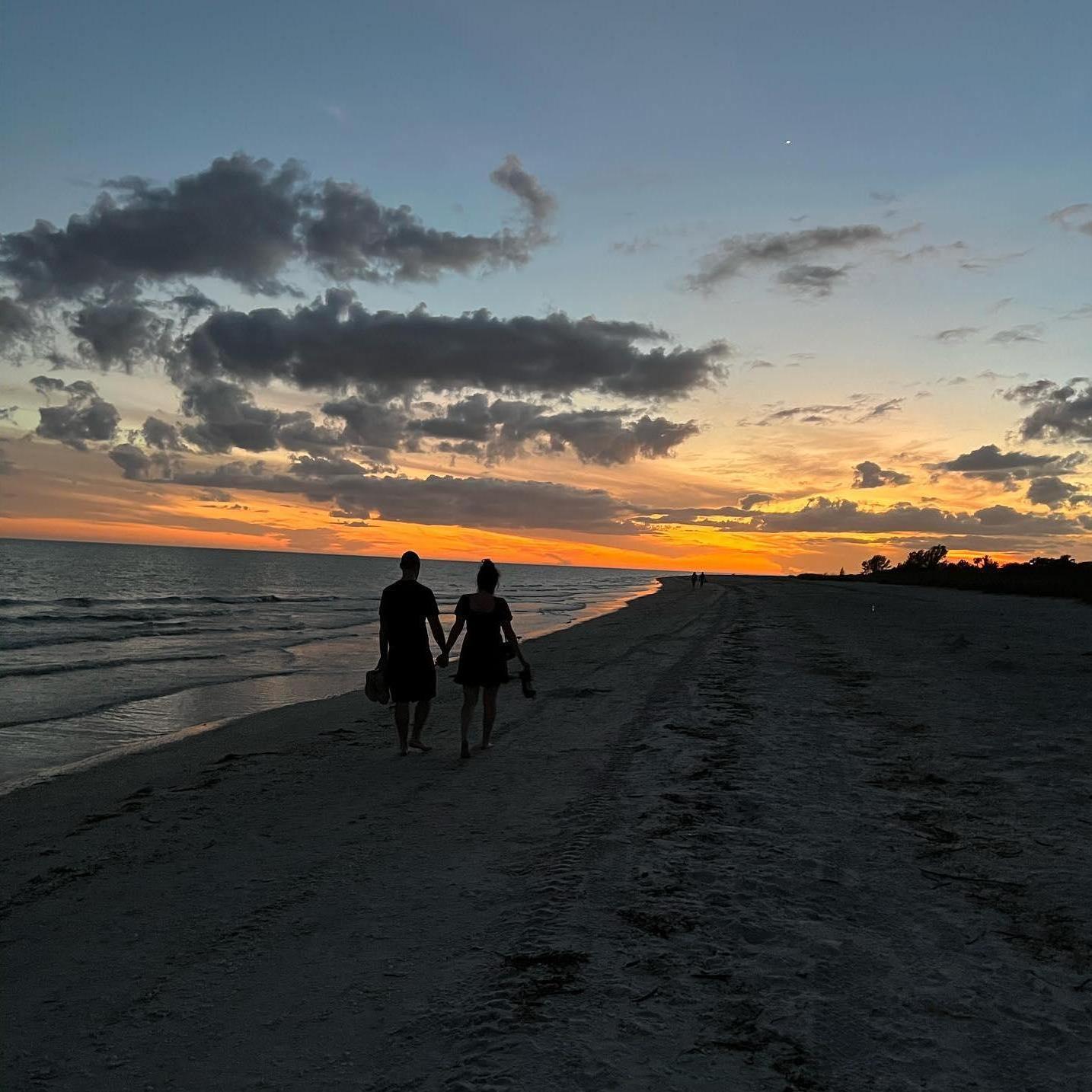 We like long sunset walks on the beach. <3