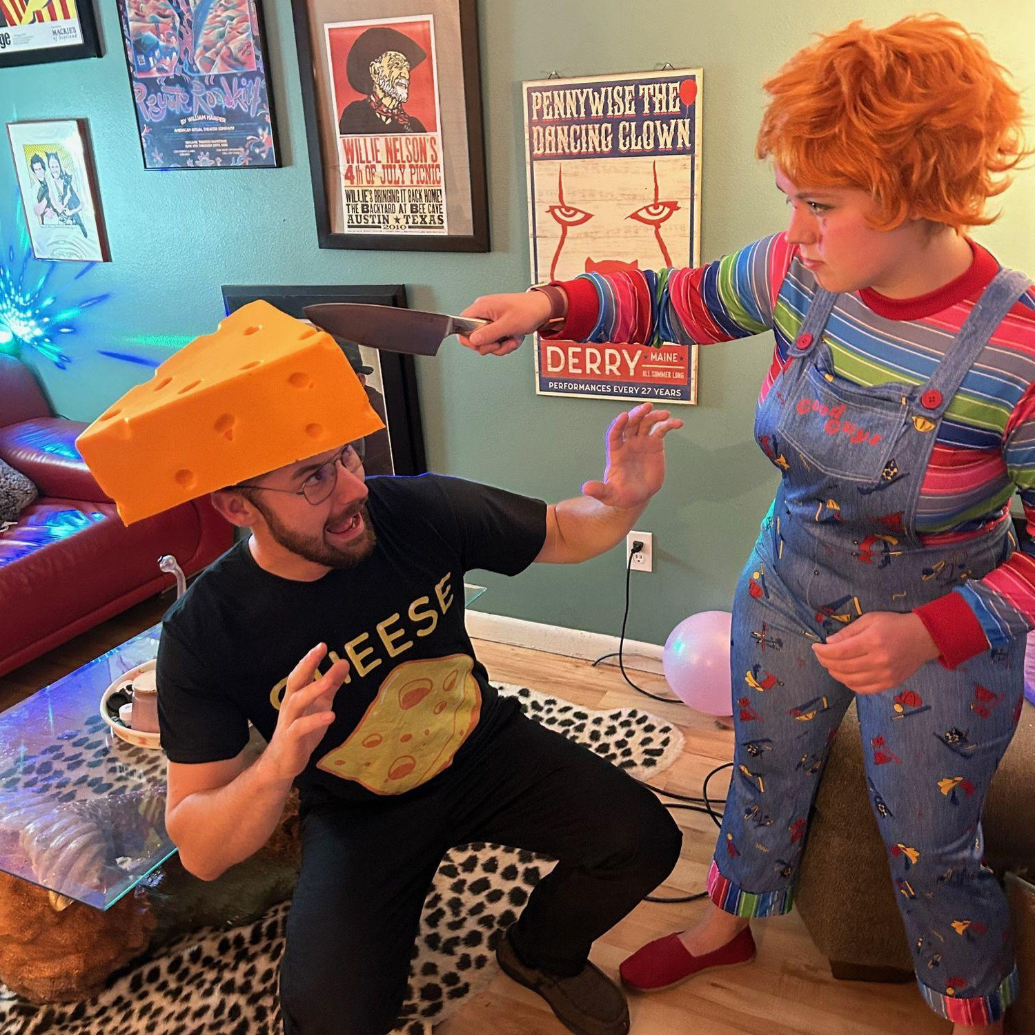 Chucky and Cheese for Halloween 2024!