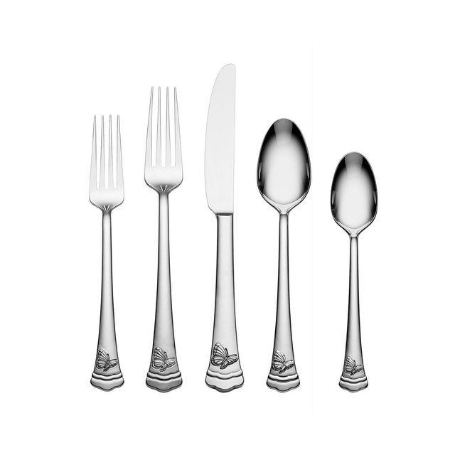 Lenox Butterfly Meadow II 65 Pc. Flatware Set, Service for 12