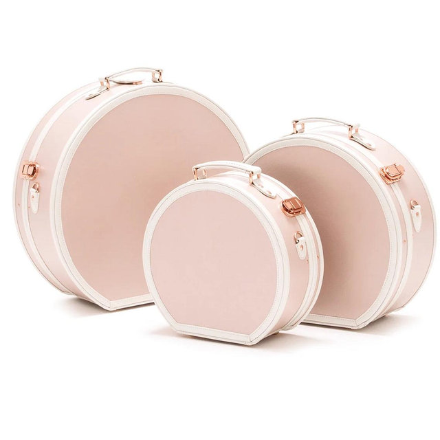 Minimalism Hat Box - Cherry Pink's - D12, D15 & D18