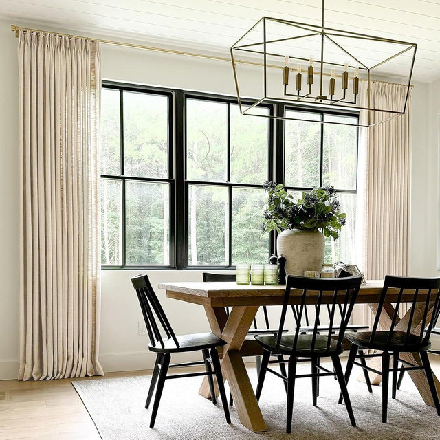 TWOPAGES Pinch Pleated Curtain 96 Inches Long Sand Beige Faux Linen Textured Curtain for Living Room, Lined Light Filtering Drape (1 Panel, 26W x 96L)