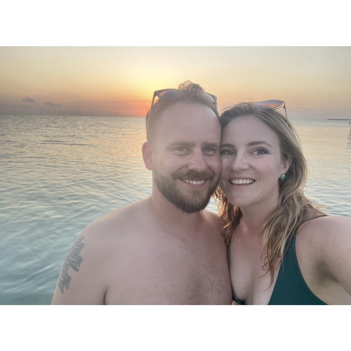 Sunset in Belize!