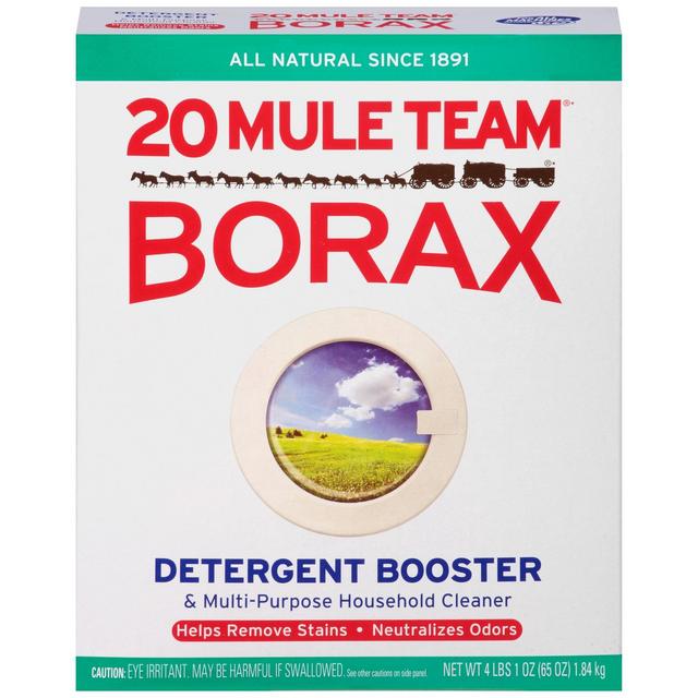 Mule Team Borax All Natural Detergent Booster & Multi-Purpose Household Cleaner 65 oz