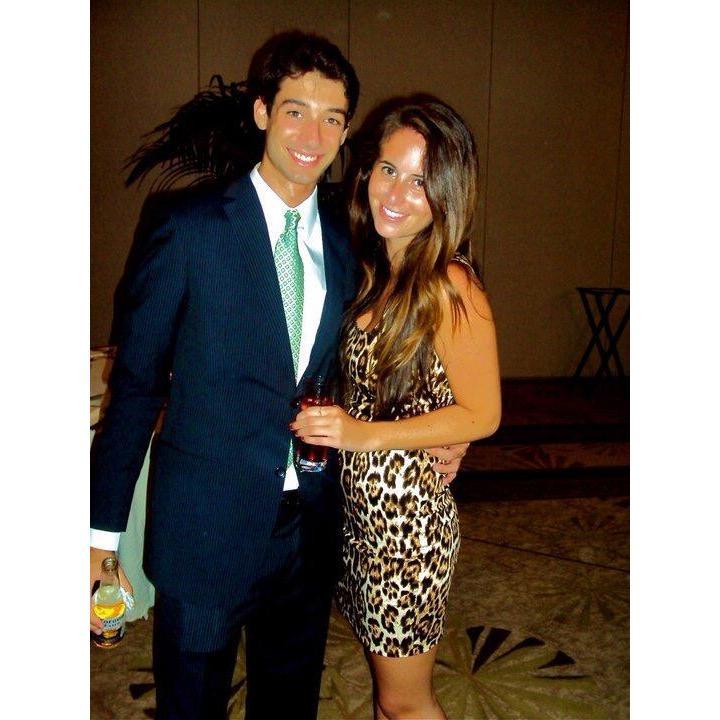 Our first picture together at ZBT's formal in Key West! (where Michael says we looked like wax figures)