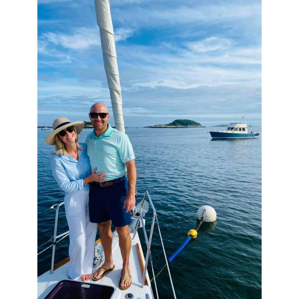 Dustin's birthday celebration - Sailing in Manch.