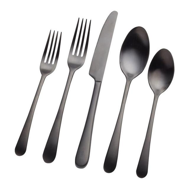 Mason Flatware, Set of 20 - Gunmetal