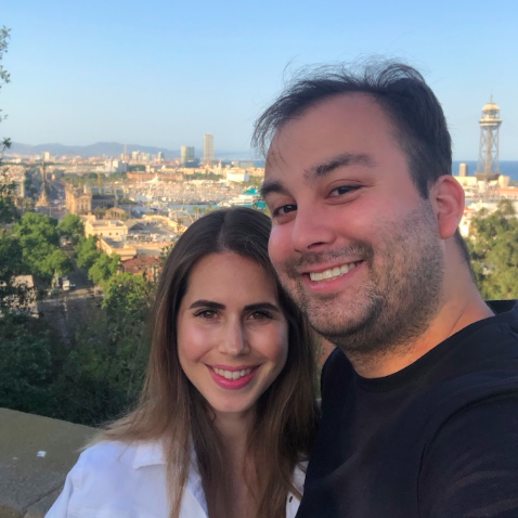 Our first night in Barcelona