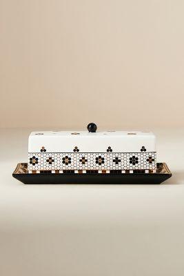 Bistro Tile Butter Dish