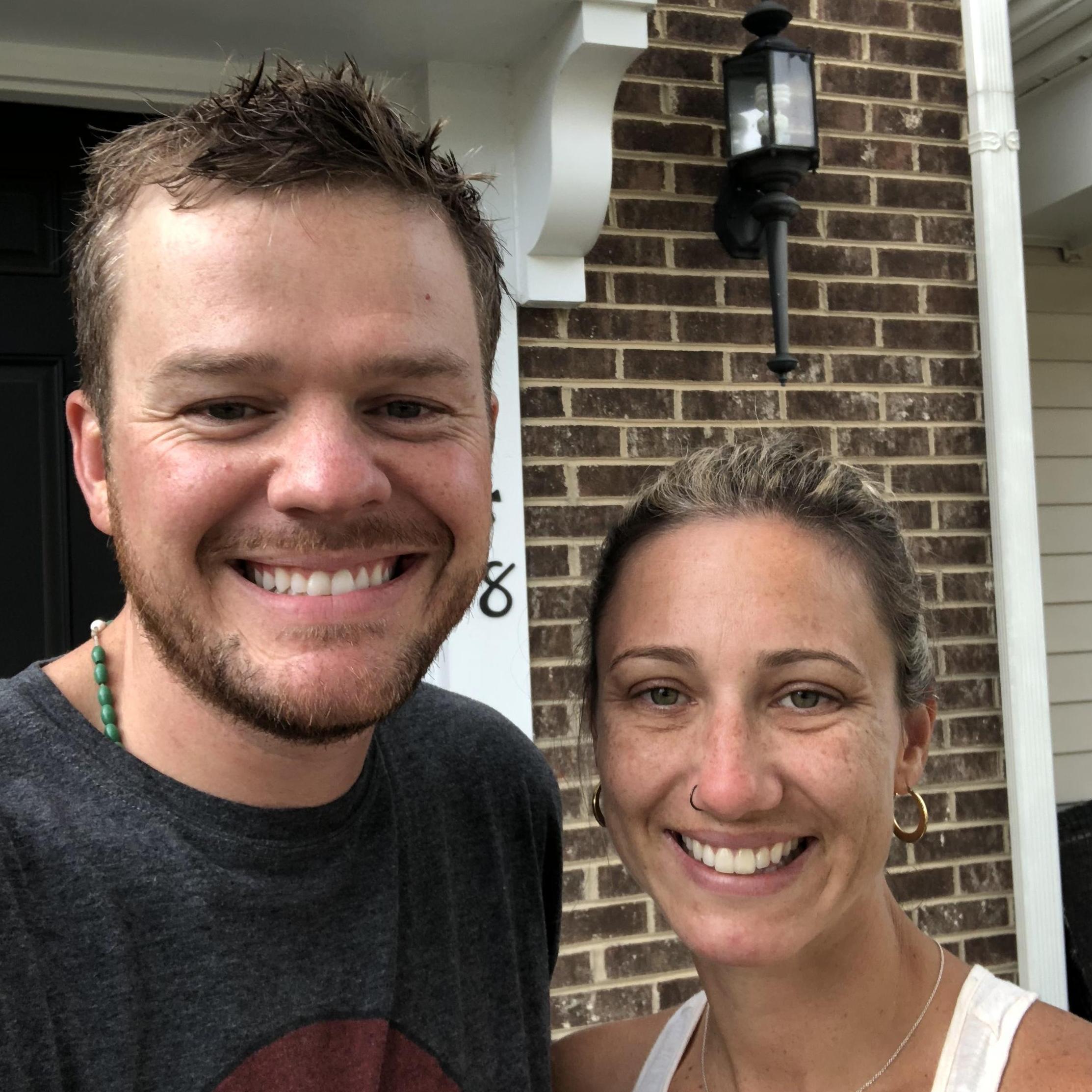Moving Day! Emotions Emotions...excited and scared, one of the most memorable moments of their new lives together! Allison says "goodbye Charlotte" and "Hello Maryland...again!"