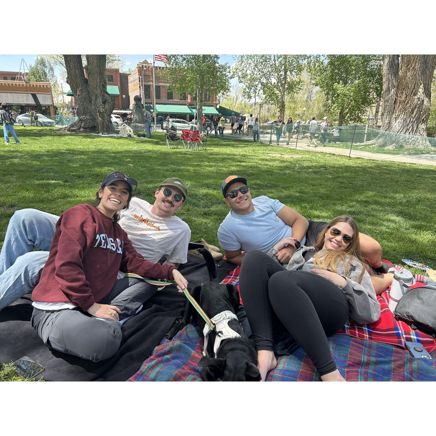5/26/24 | Lounging in the park at the Salida Bluegrass music festival this past summer! Featuring Megan and Martin and their sweet girl, Tala. We absolutely love spending time here.
