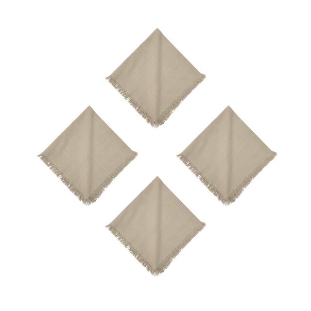 carol & frank Bryce Dune Brown Napkin Set of 4