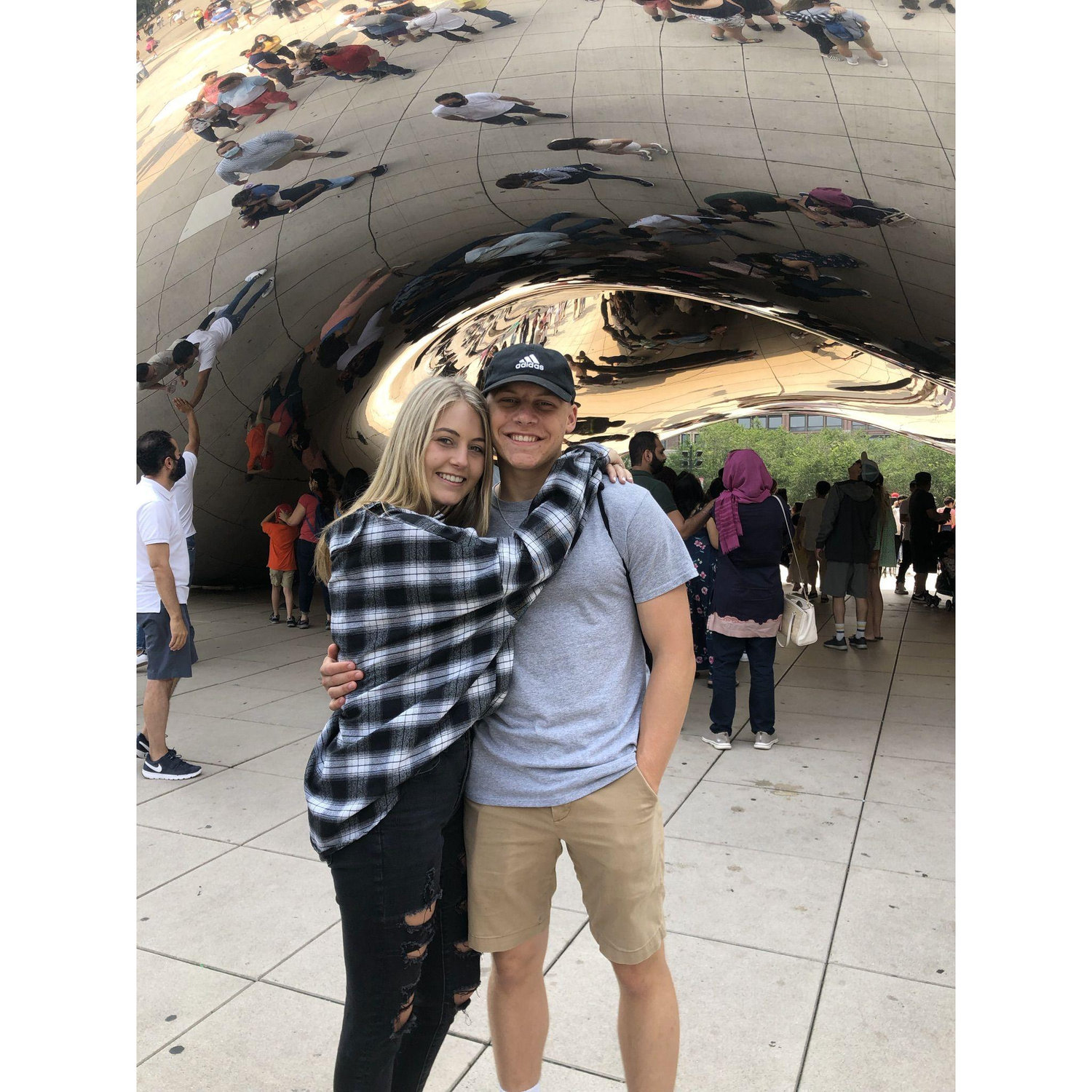 visiting ethan in chicago while he was away at training