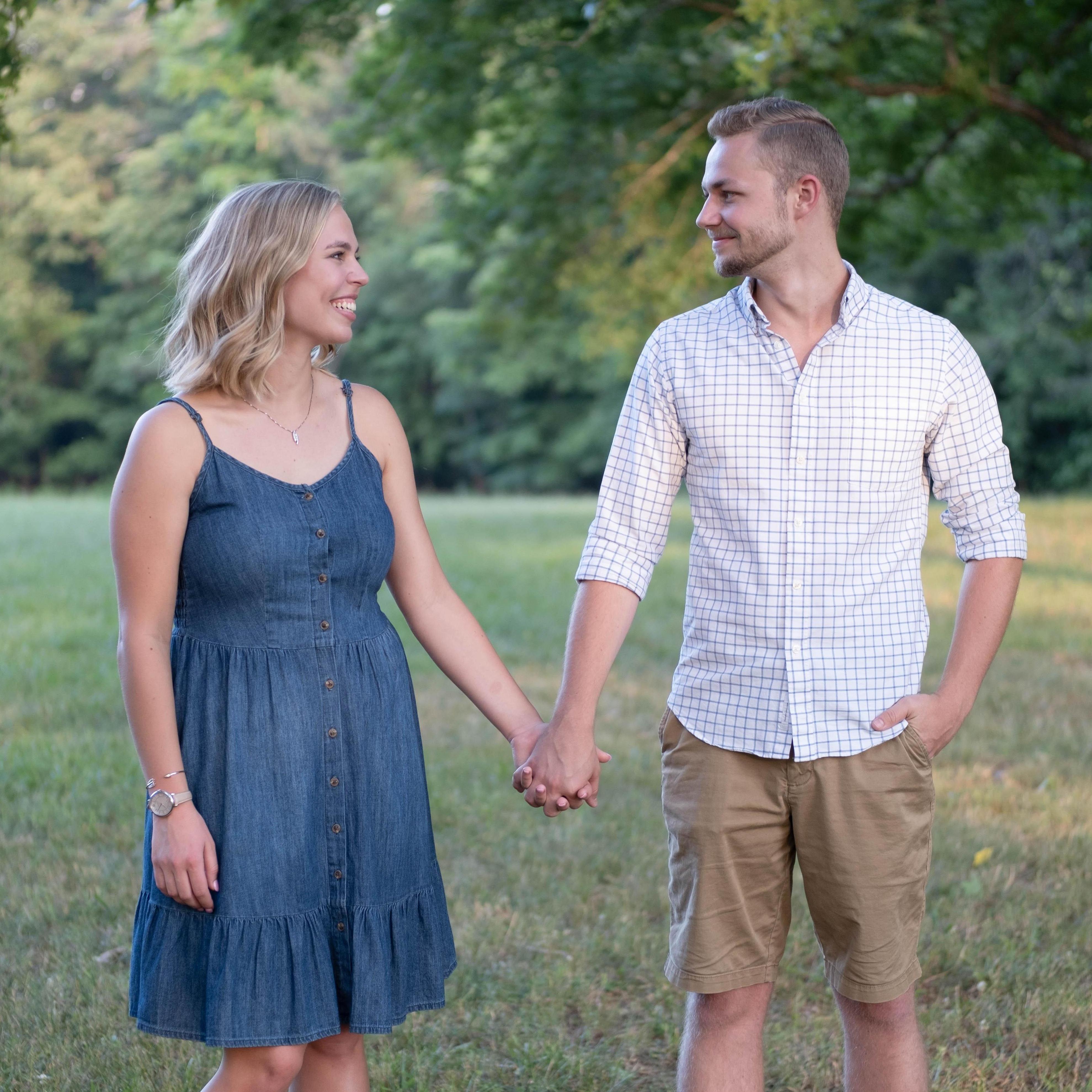 Our engagement photos were taken by Camille Howard (Evan's sister).