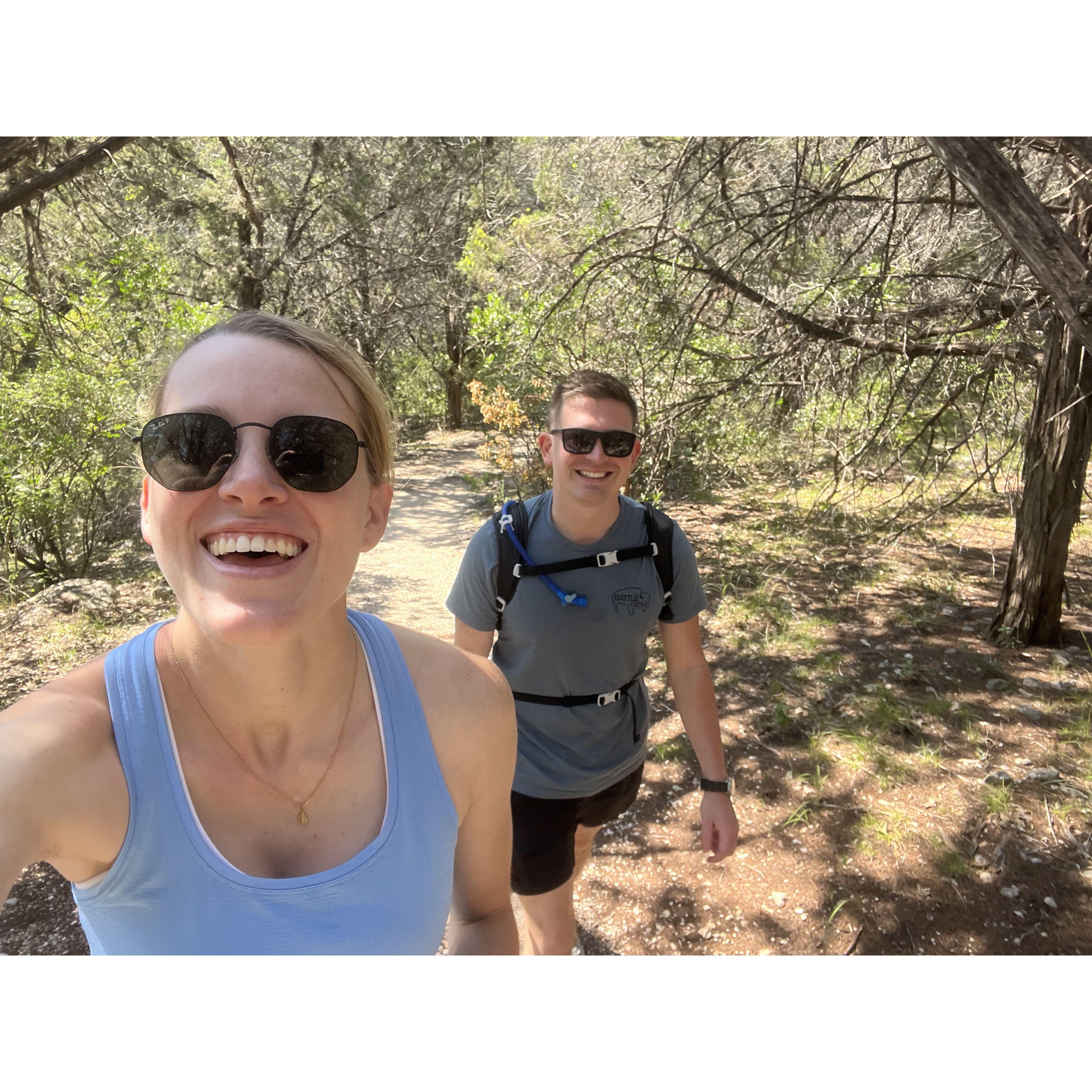 Hiking in Texas