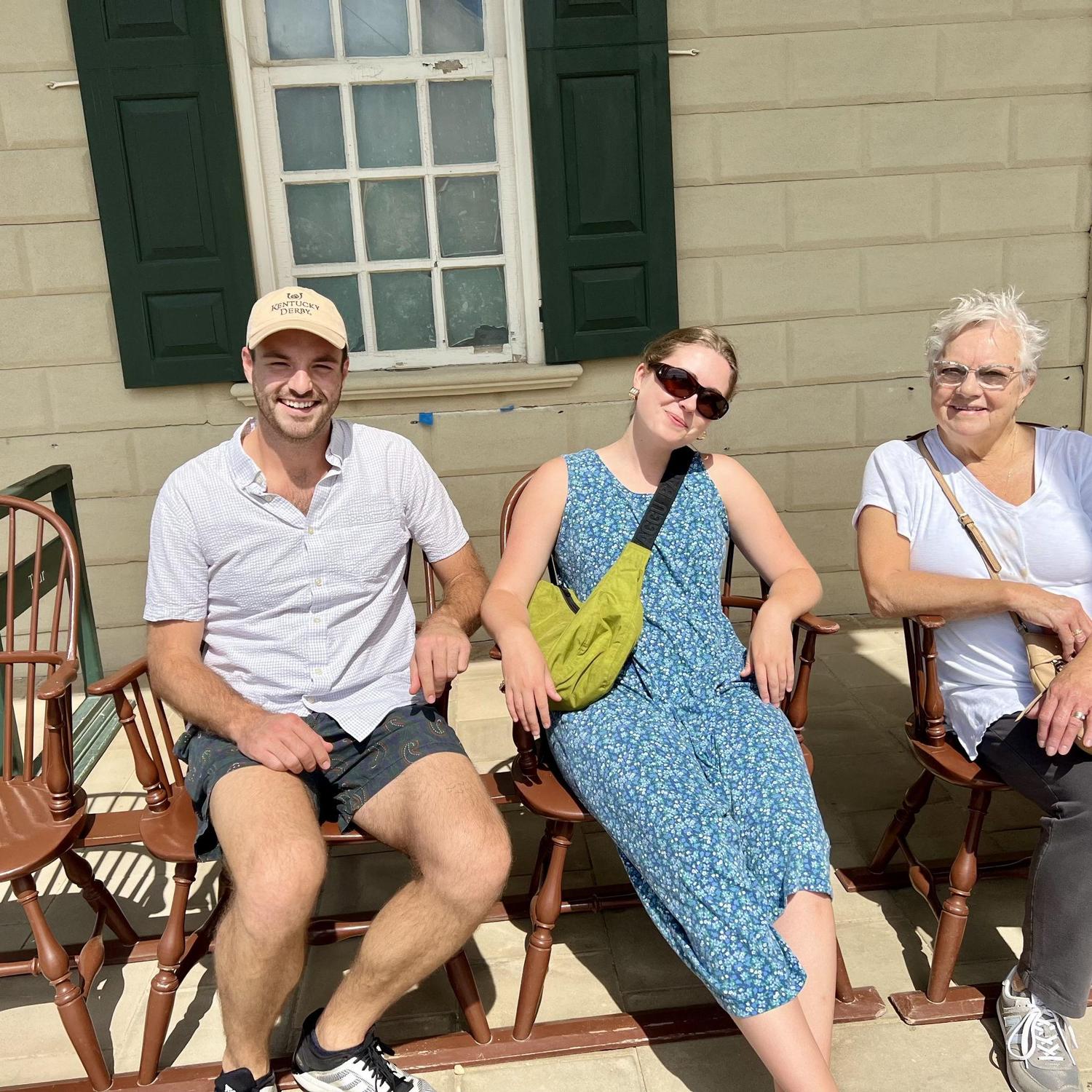 At George Washington's house with Ma