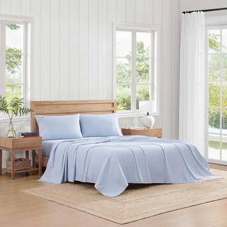 Cotton Percale 4-Piece Sheet Set