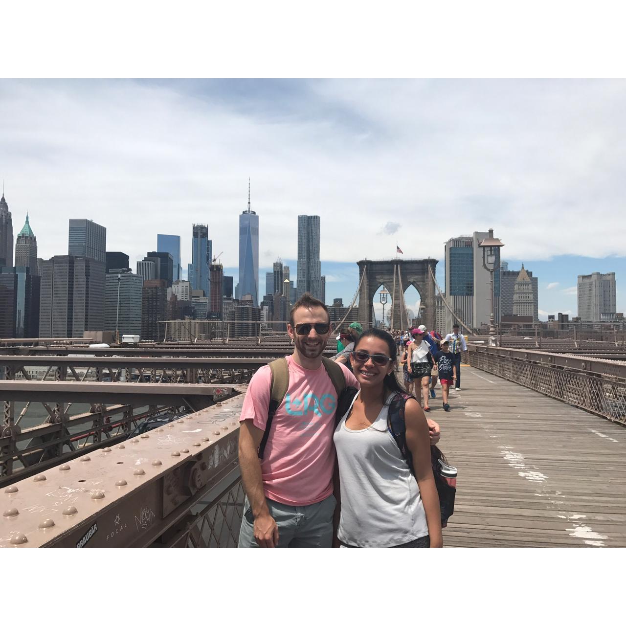 Brooklyn Bridge.
Puente de Brooklyn.