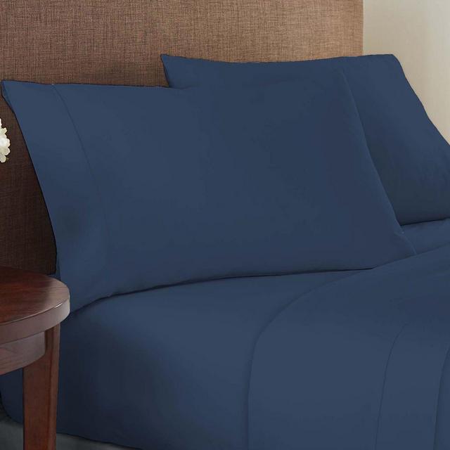 Therapedic® Solotex 400-Thread-Count Queen Sheet Set in Dark Denim