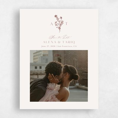 Brown Wedding Save the Date - Hazel Photo