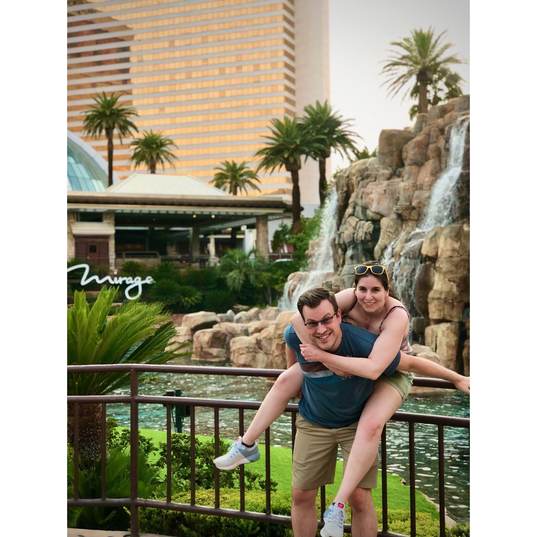 Goofin around in Vegas baby