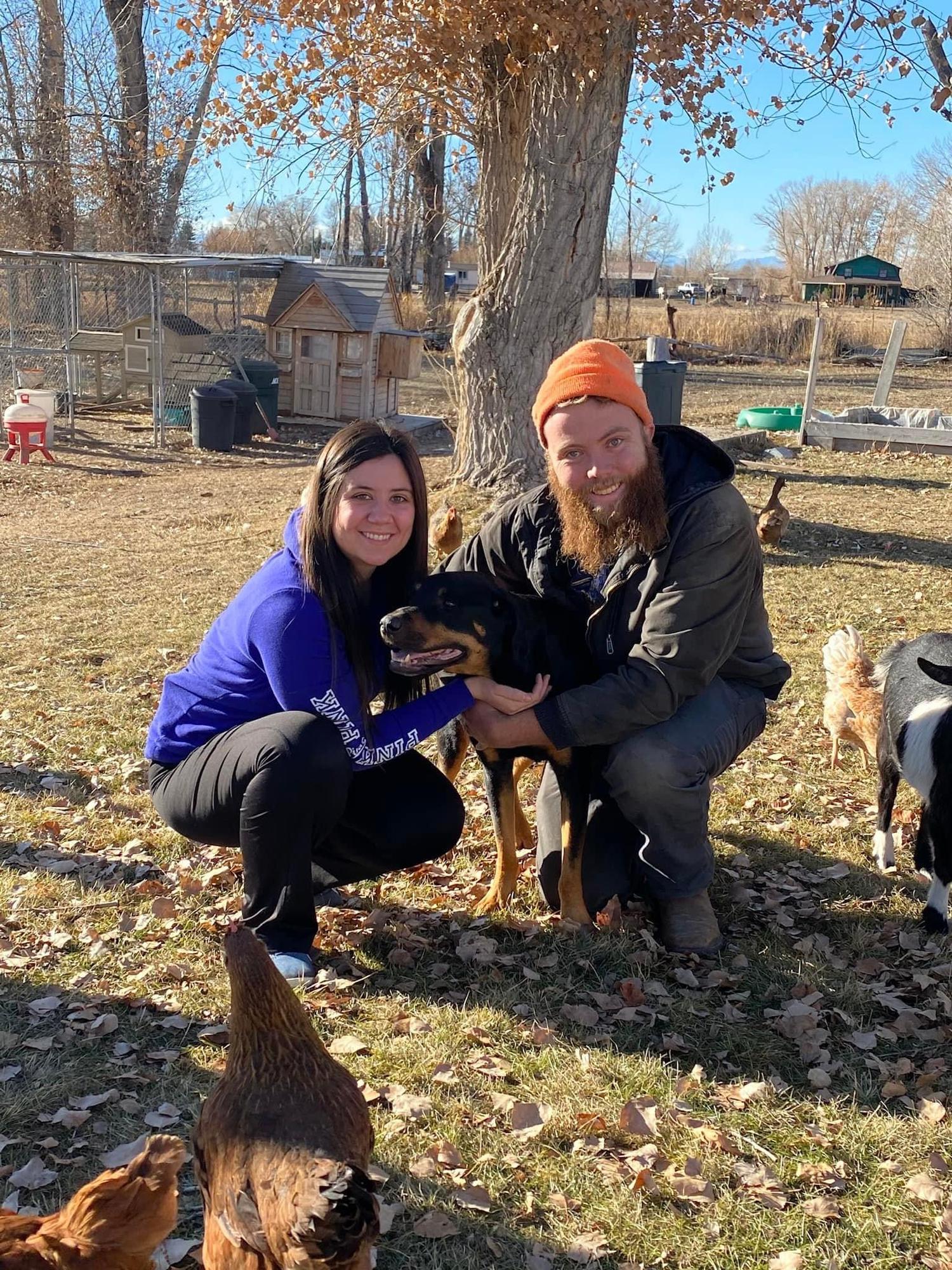 Our last photo with our beautiful Lucy Lou