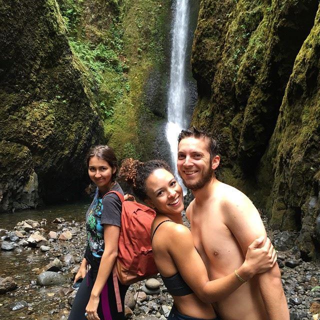 Oneonta Gorge with Boots and Flik! -- 2014