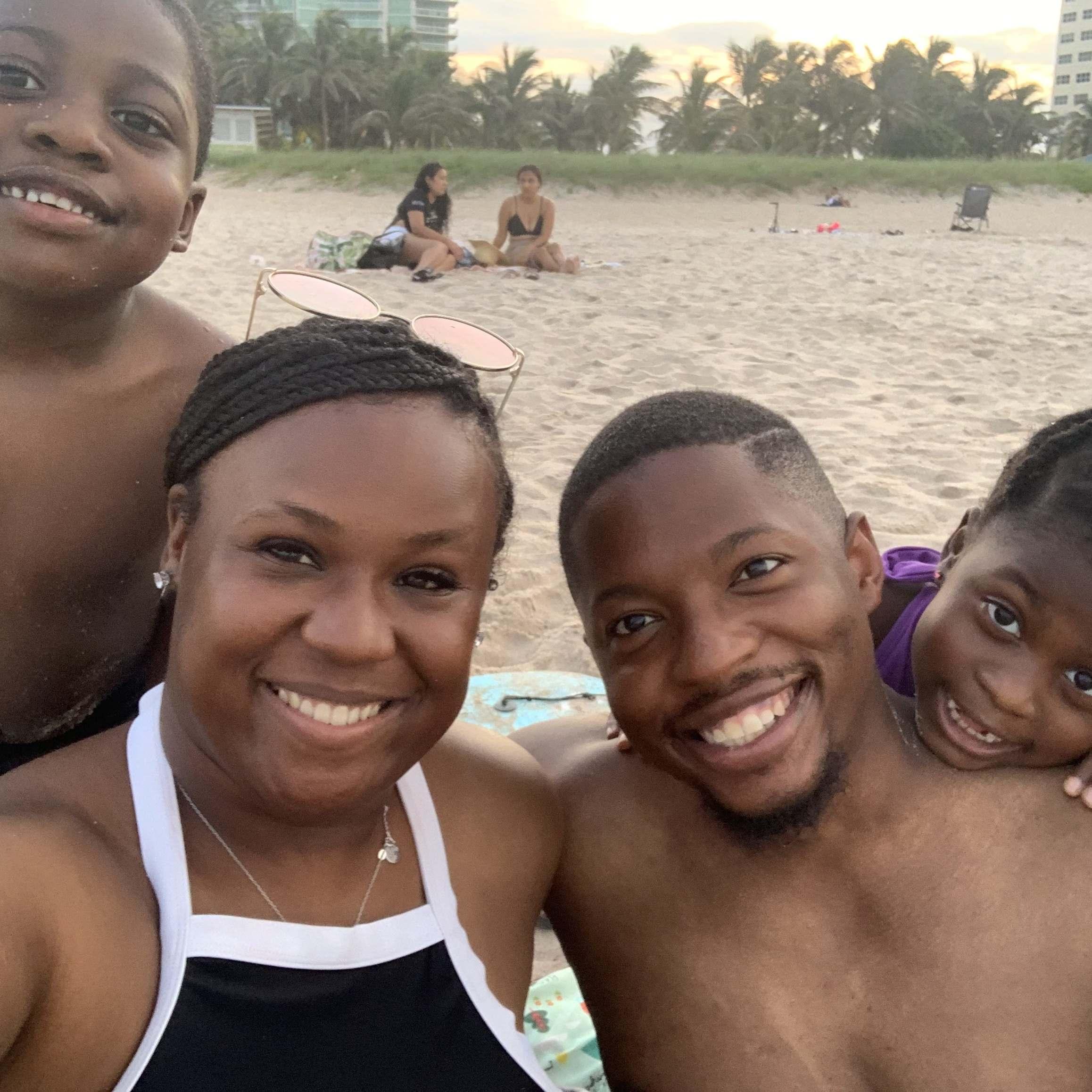 We had a blast at the beach! #thebrowns 