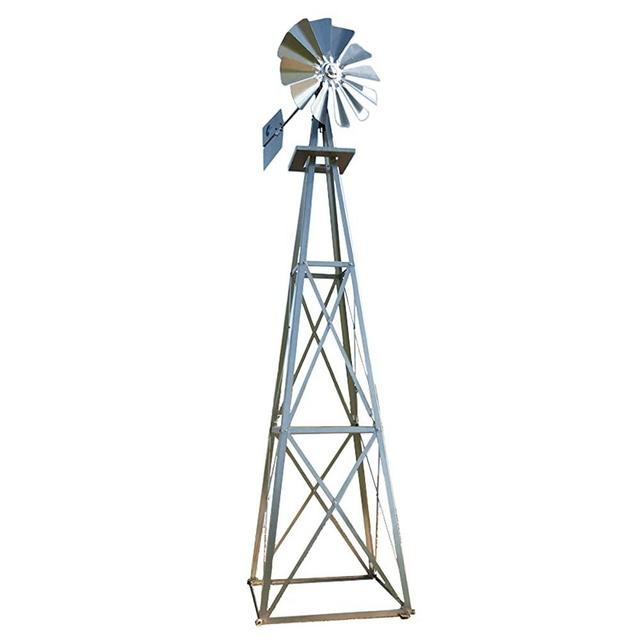 Outdoor Water Solutions 12-Foot Galvanized Backyard Windmill