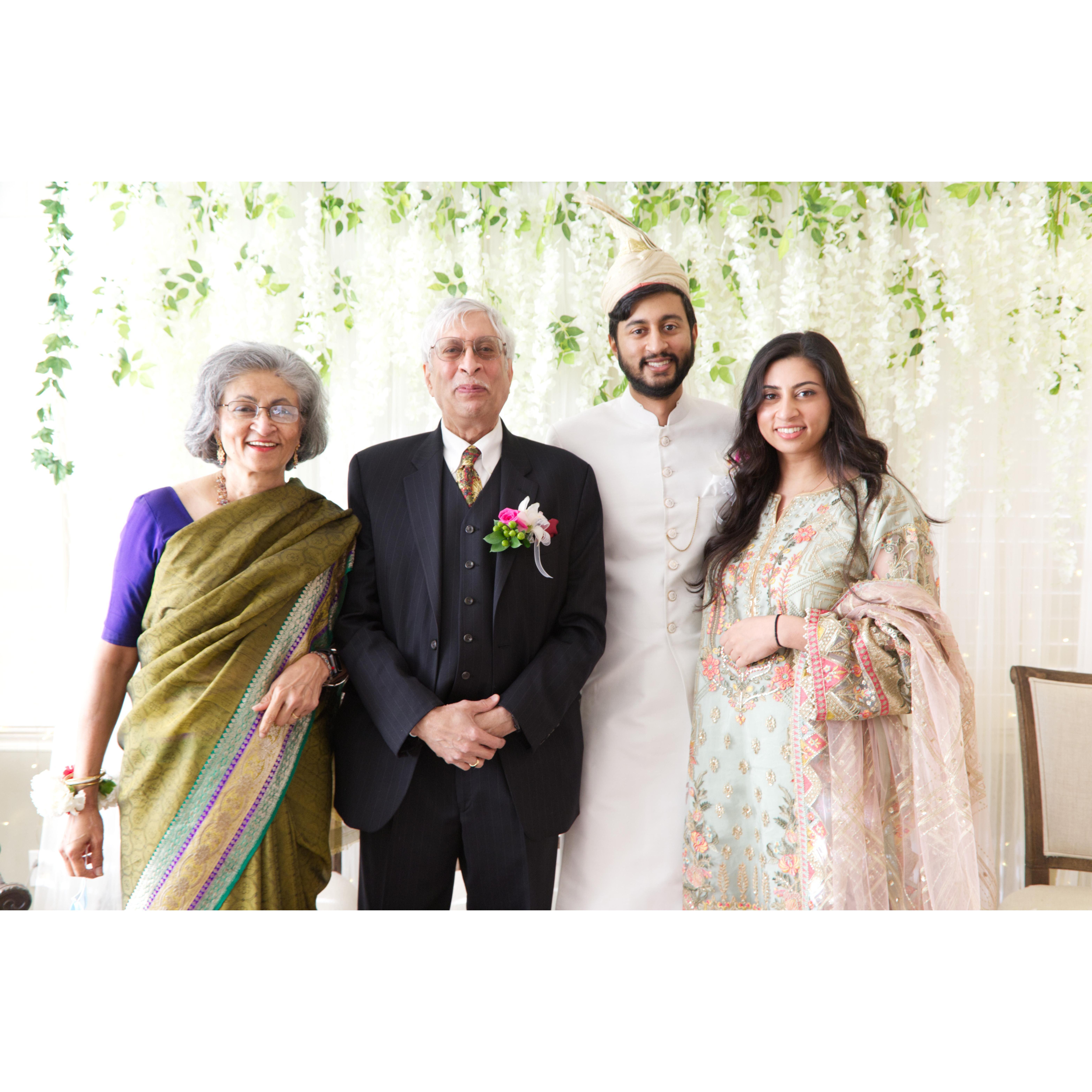 Groom's family
