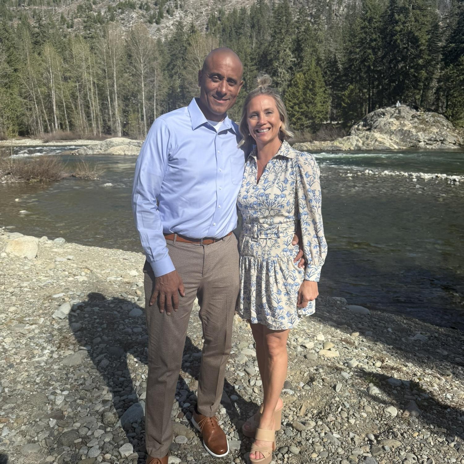 After Rock and Mindi's beautiful riverside wedding near Suncadia