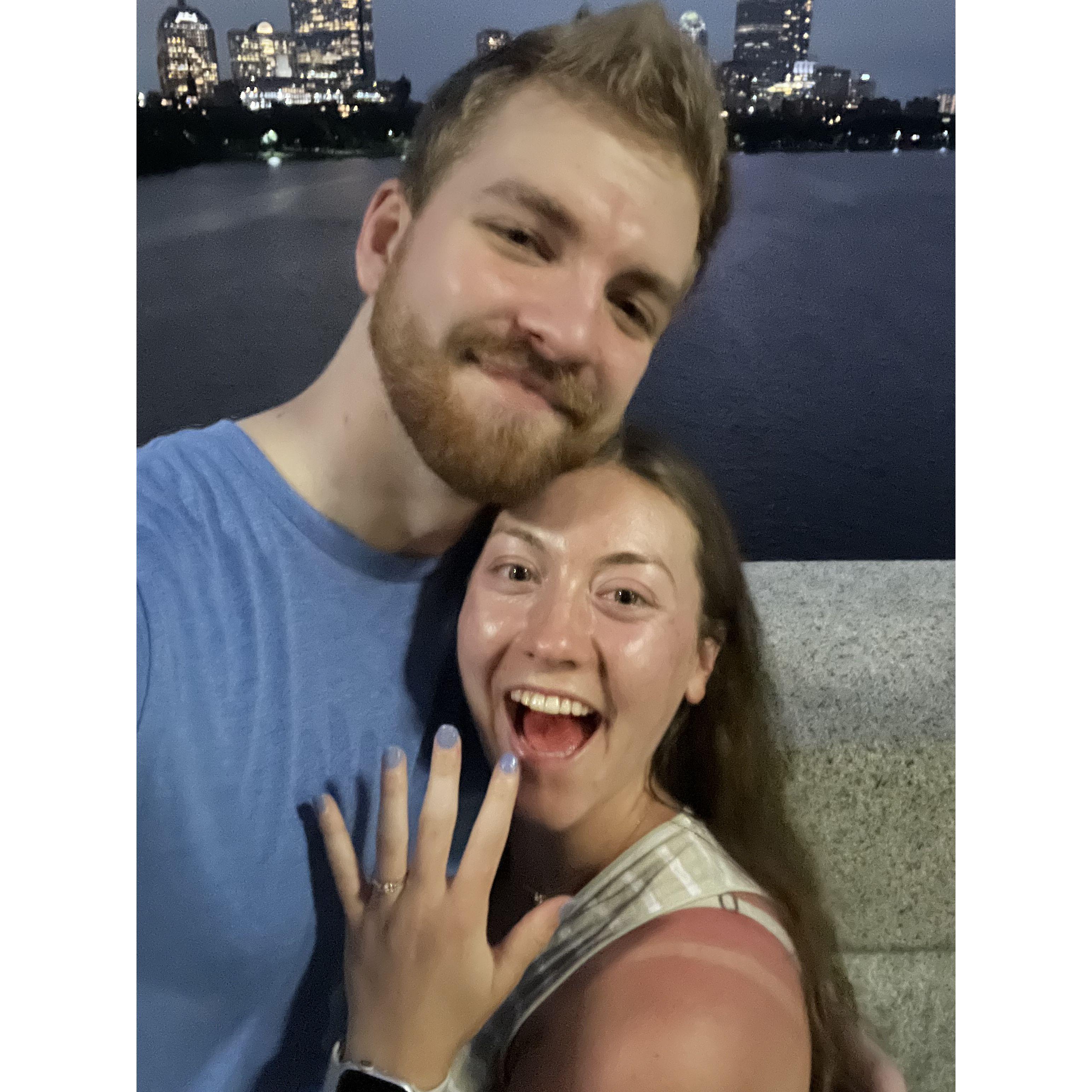 She said yes!