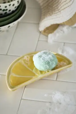 Meyer Ceramic Lemon Soap Dish