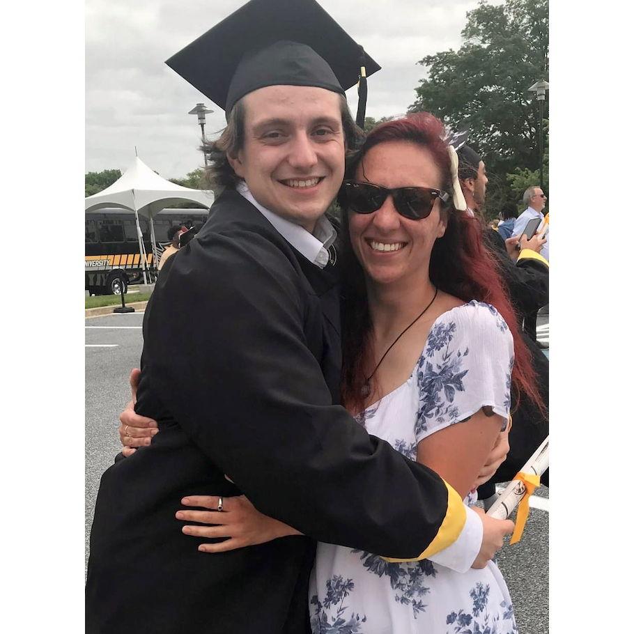 Billy's graduation from Towson 2022.