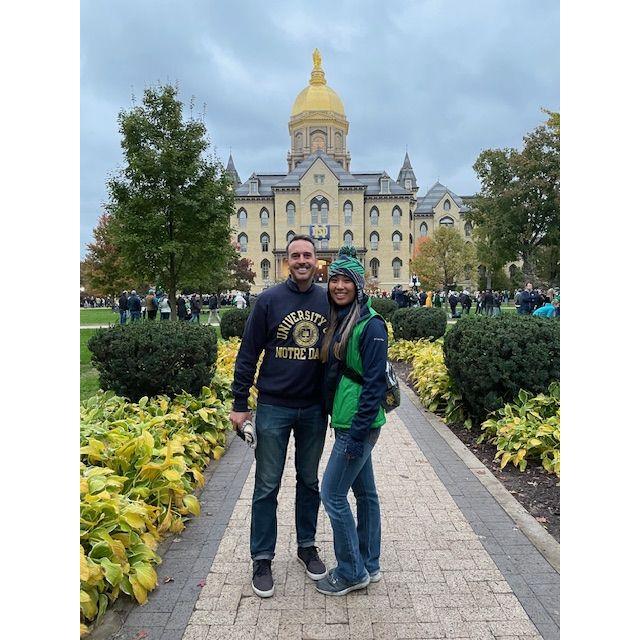 First trip to ND for a game... GOOO IRISH!